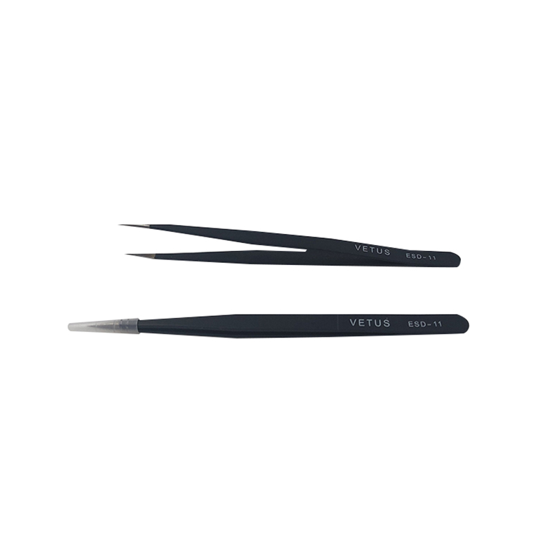 Tweezers antiestáticos de aço inoxidável