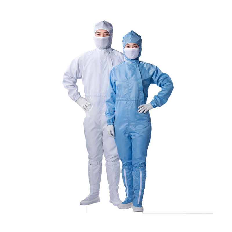 Macacão de capuz aberto com inclinação anti -estática