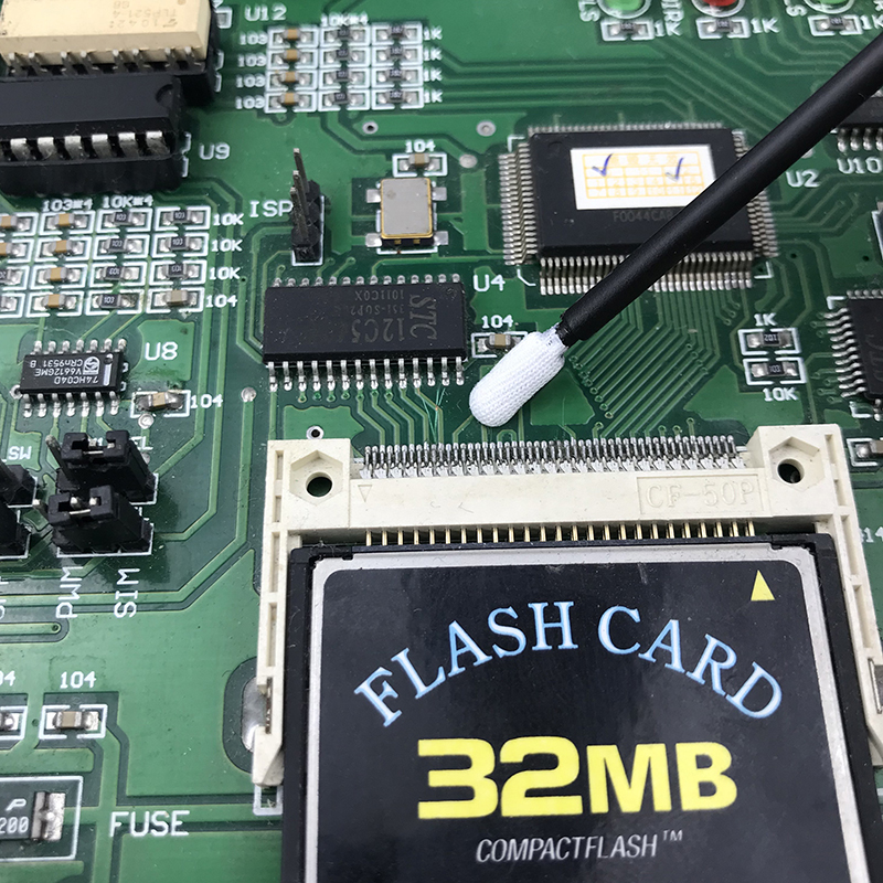 Cotonete de malha de poliéster